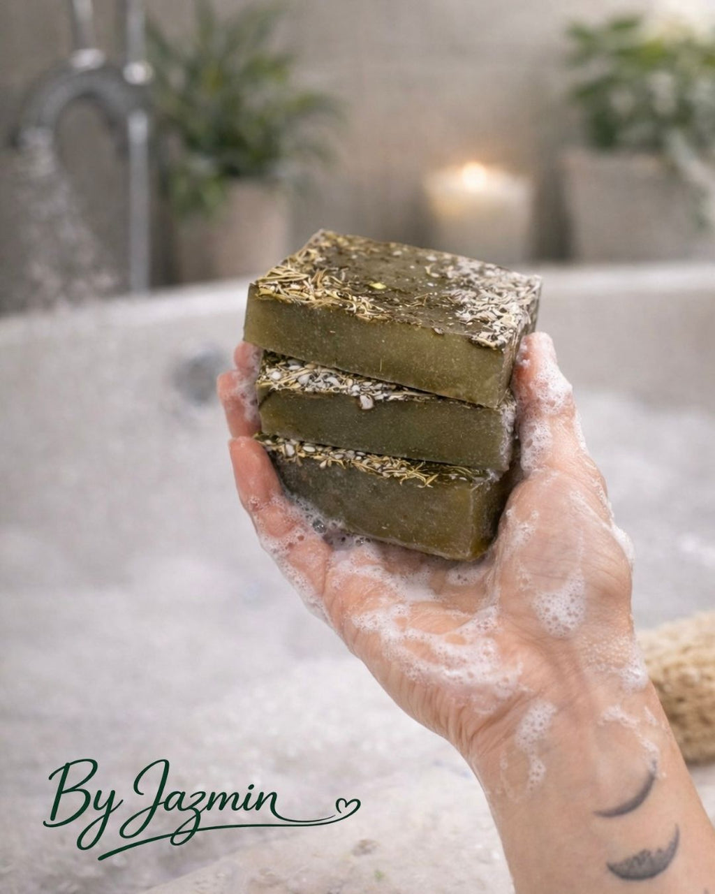 Jabón artesanal de Salvia