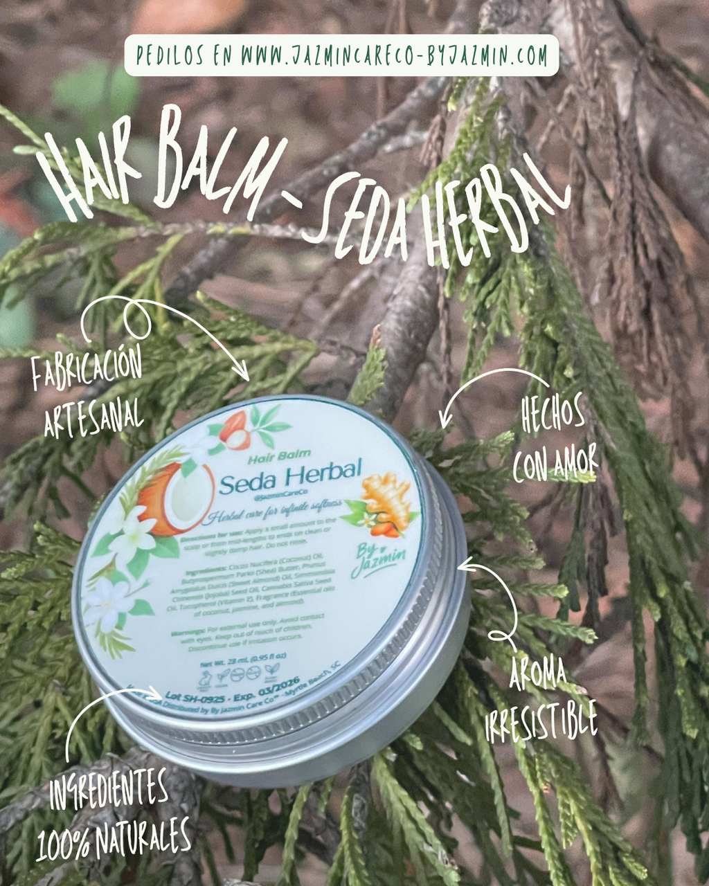 ✨Seda Herbal – Hair Balm (Bálsamo Capilar Botánico)