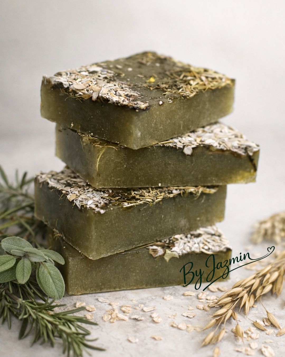 Jabón artesanal de Salvia