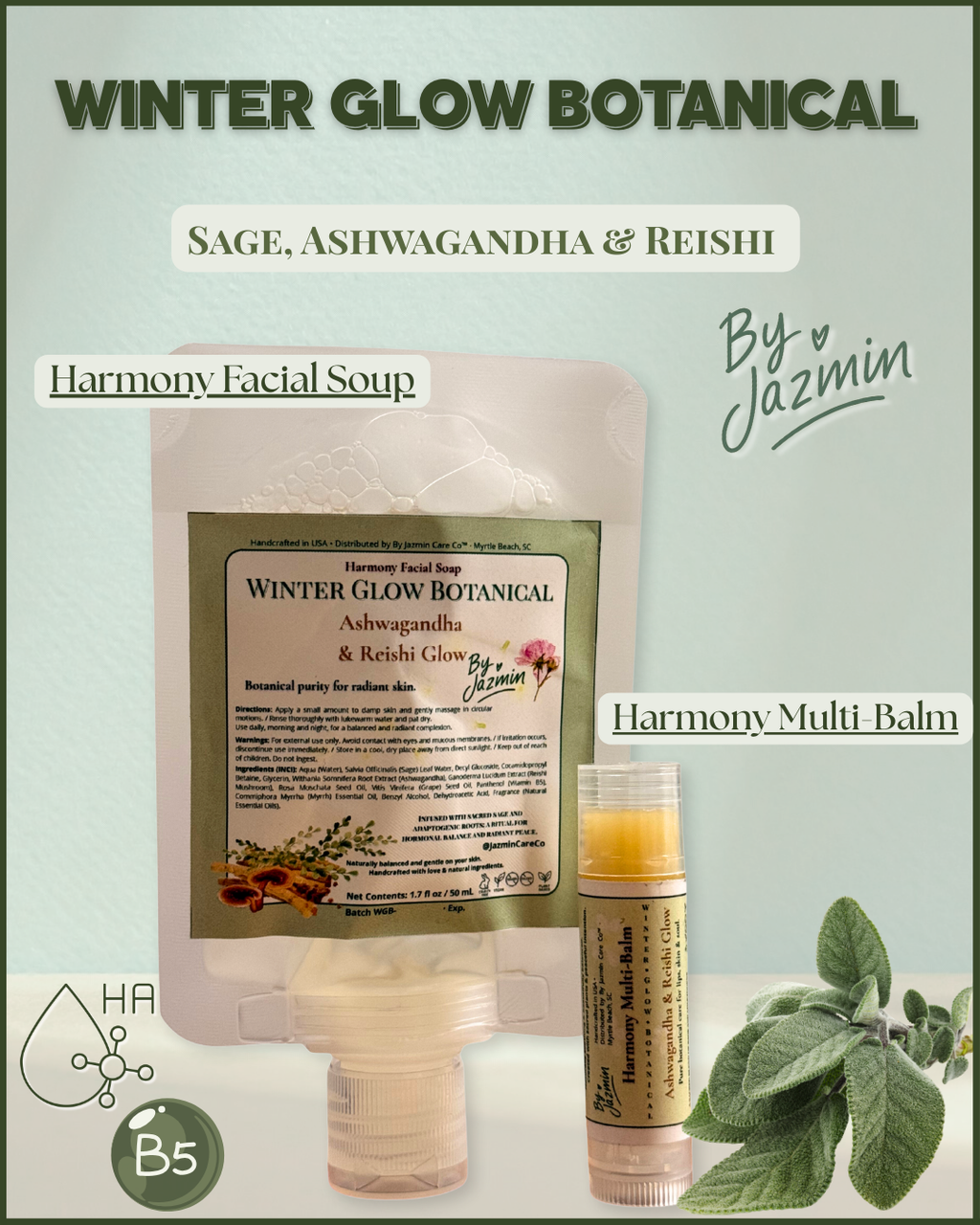 🌱Winter Glow Botanical Duo. / ASHWAGANDHA & REISHI