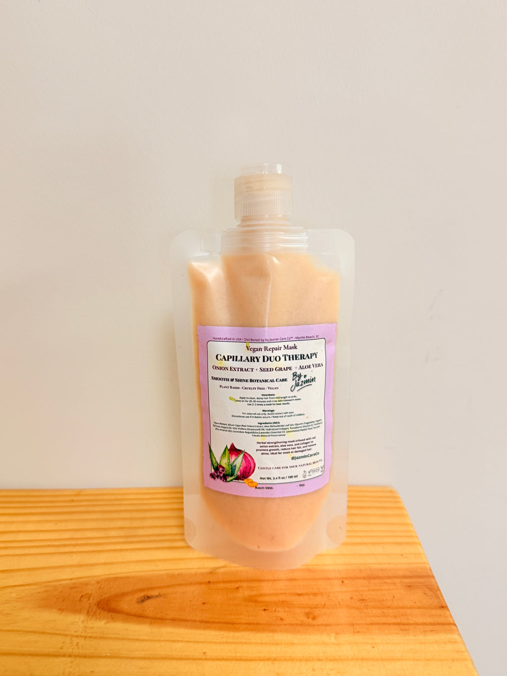 🧅Herbal Repair Mask 🍇 (Onion + Grape + Aloe) - Capillary Duo Therapy.