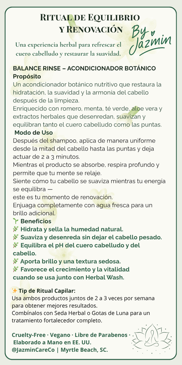 🌿Herbal Growth Duo – Ritual Botánico de Crecimiento Capilar