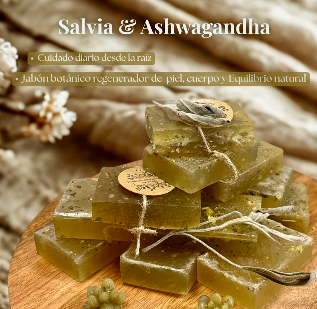 Jabón artesanal de Salvia